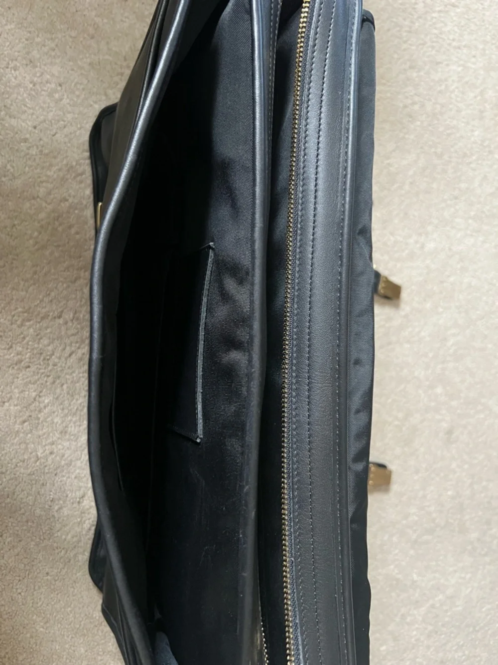 Coach sleek black