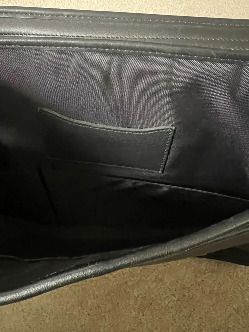 Coach sleek black