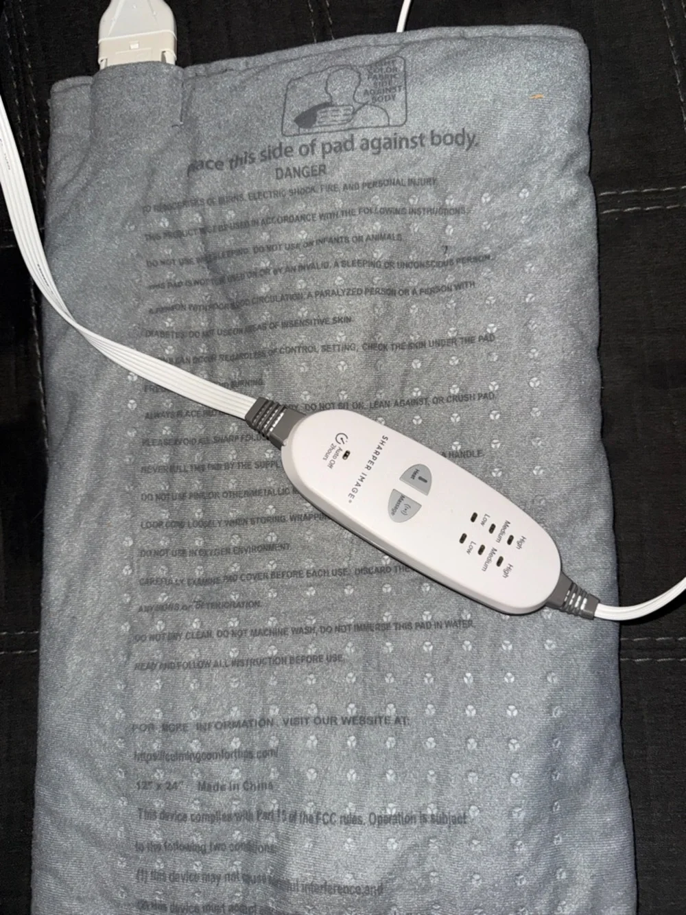 Sharper Image non heating