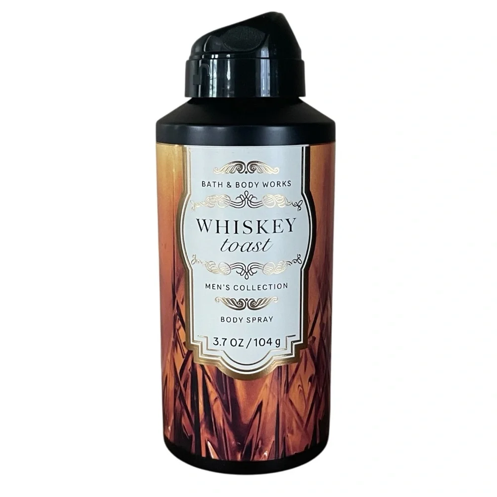 NWT Men’s Bath & Body Works Whiskey Toast Body Spray 3.7 Fl Oz