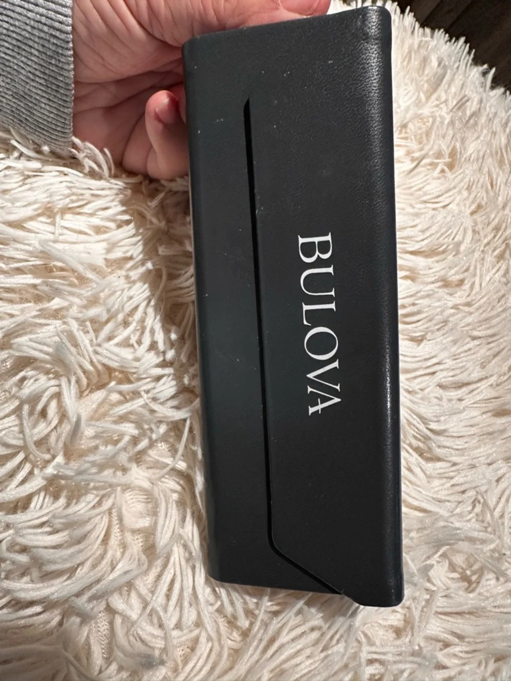 Bulova Black glasses Storage