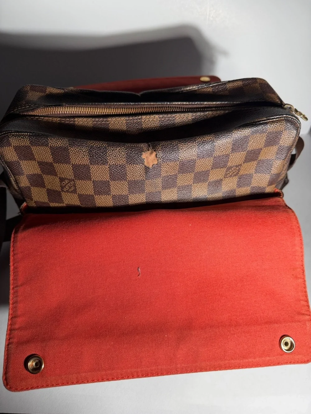 Pre-Love Louis Vuitton Damier Brown Checkered Men’s Crossbody Bag