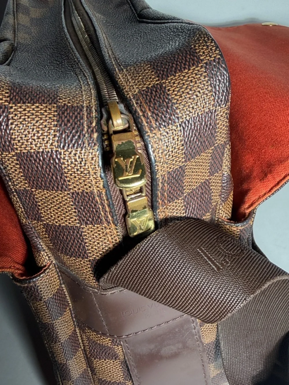 Pre-Love Louis Vuitton Damier Brown Checkered Men’s Crossbody Bag