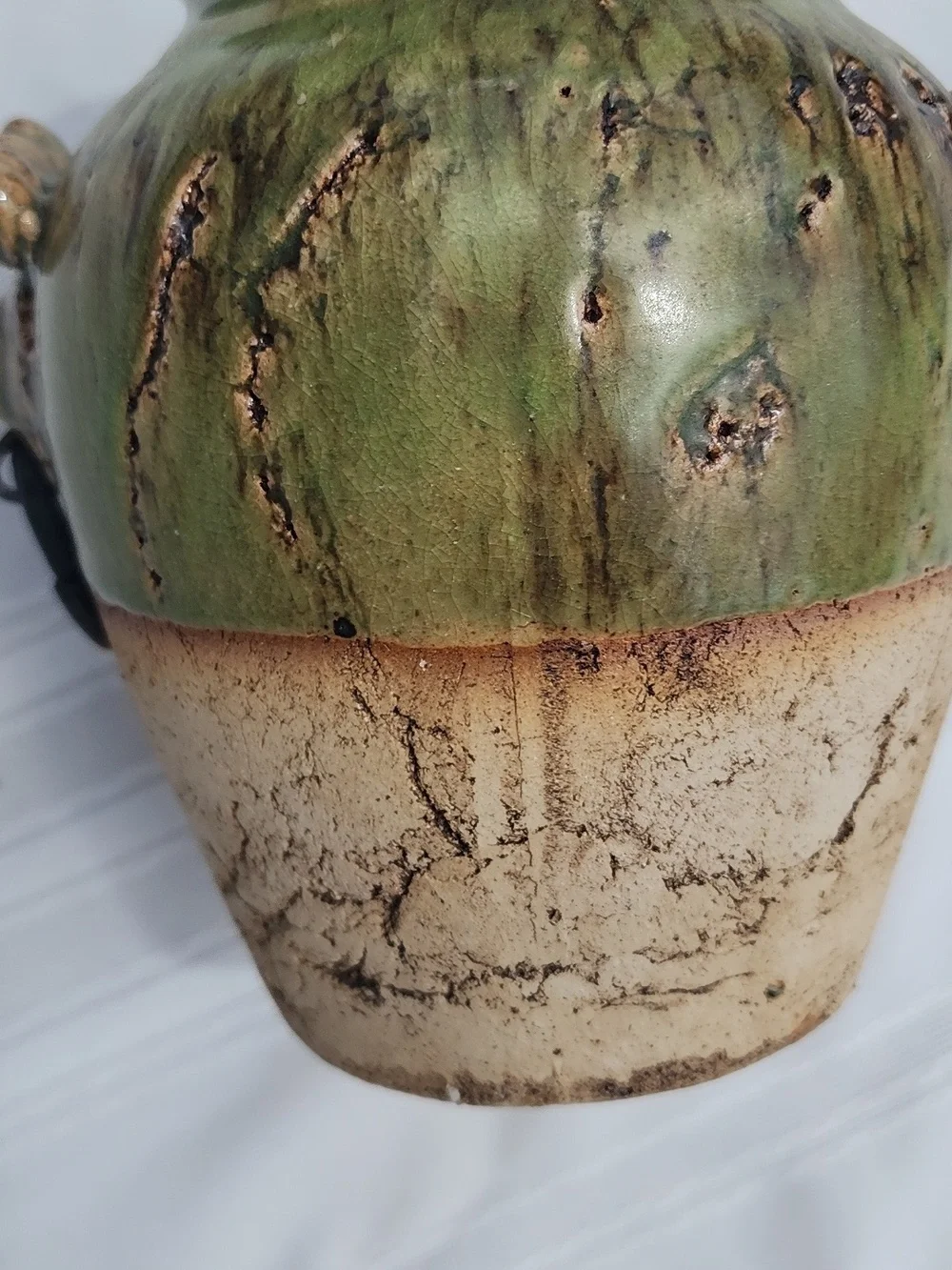 None hand glazed