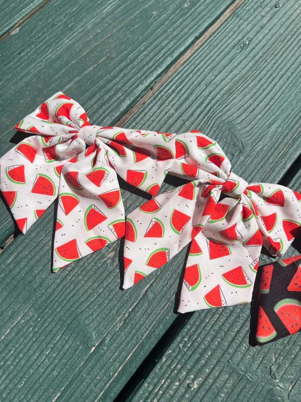 🍉Watermelon Bow Barrett clip🍉