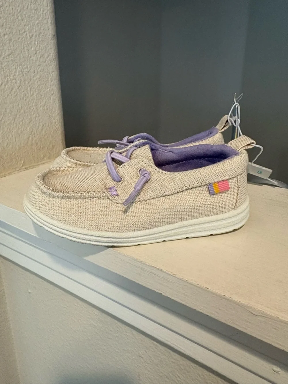 Cat & Jack laces purple playful