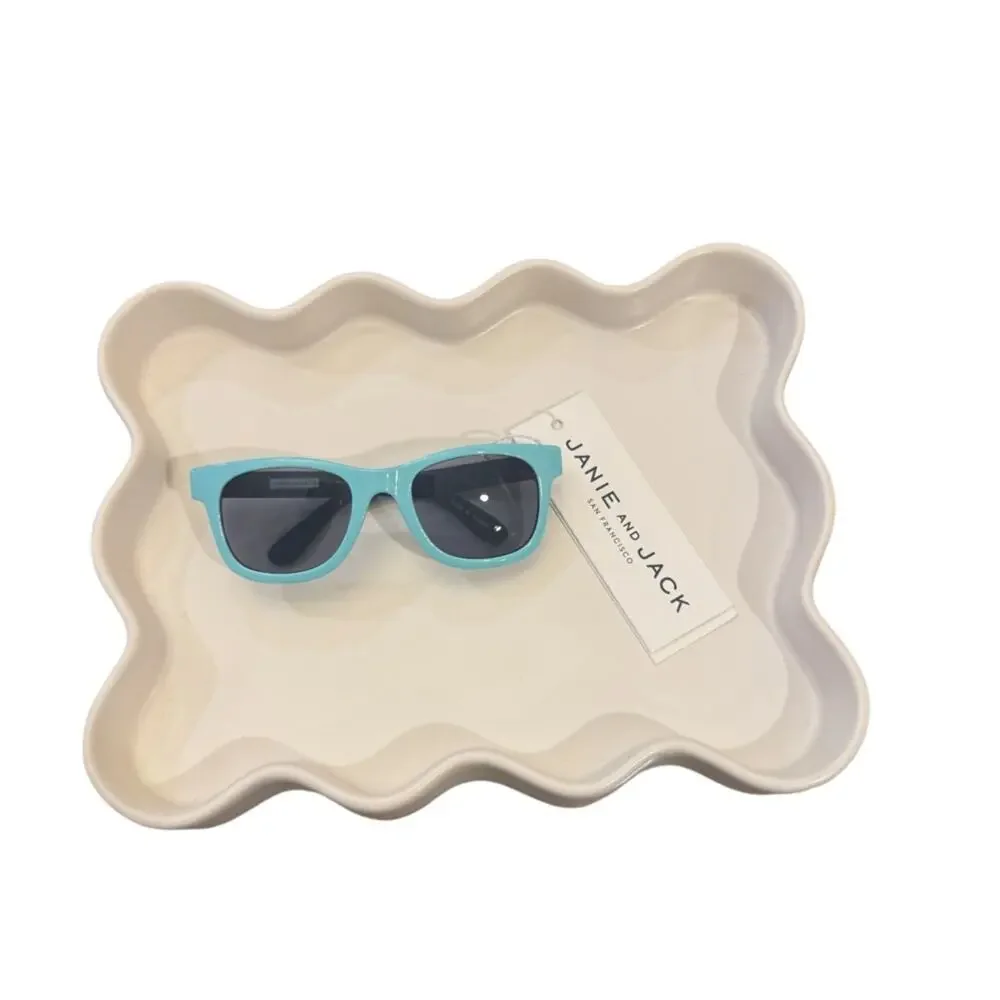Janie and Jack Blue Two-tone Sunglasses - Teal 0-2Y