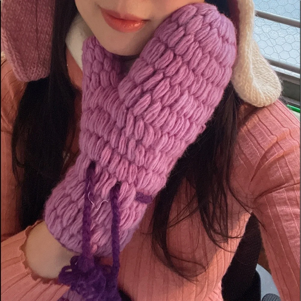 Hand Crafted hand knitted