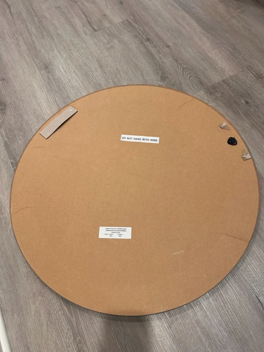 N/A placement brown round