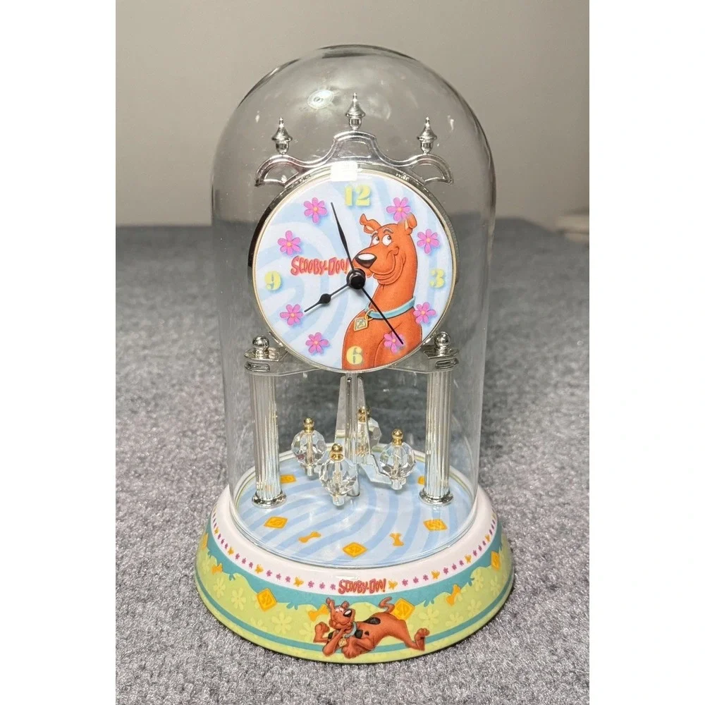 Vintage Scooby- Doo Porcelain Collectible Anniversary Clock Cartoon Network