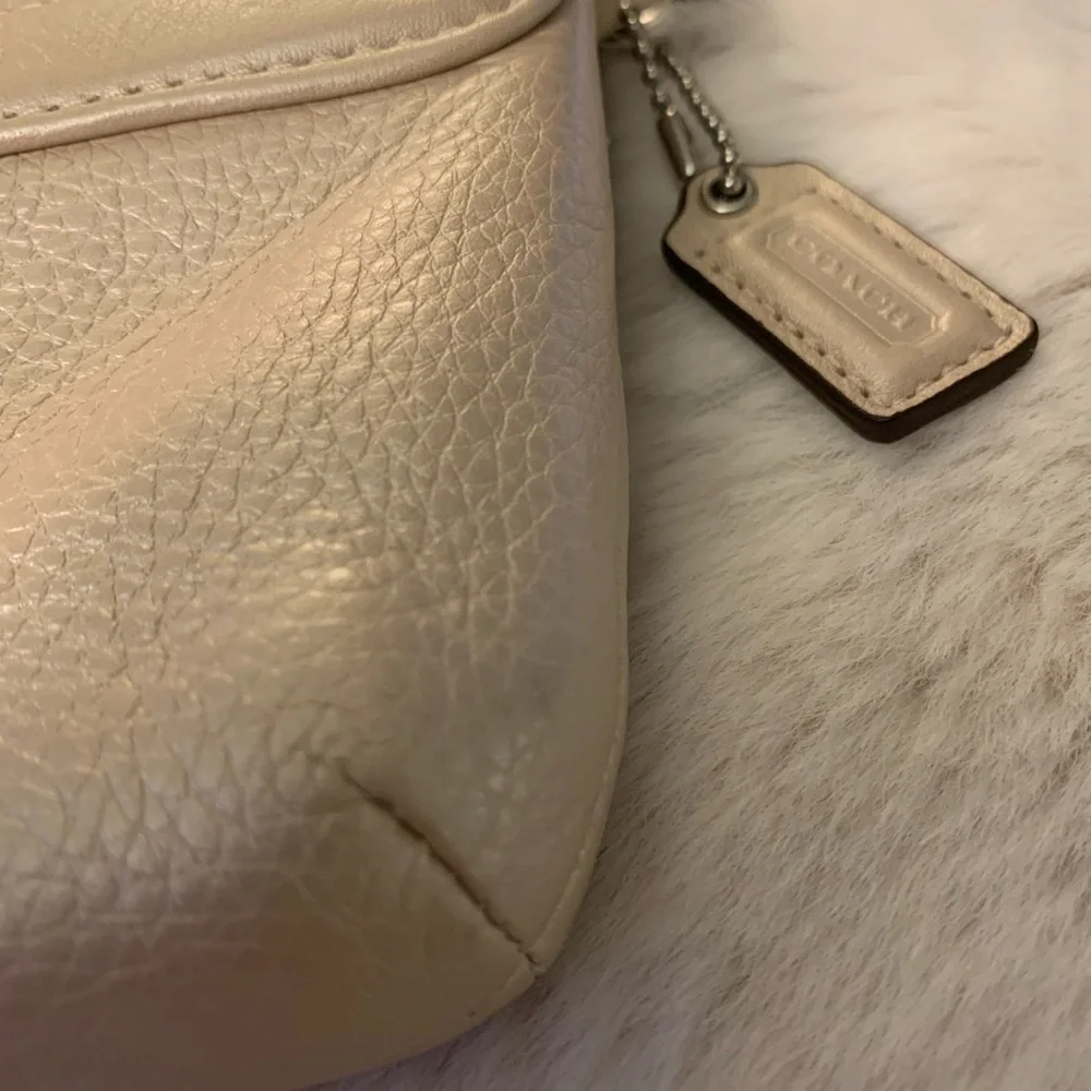 Coach leather shoulder