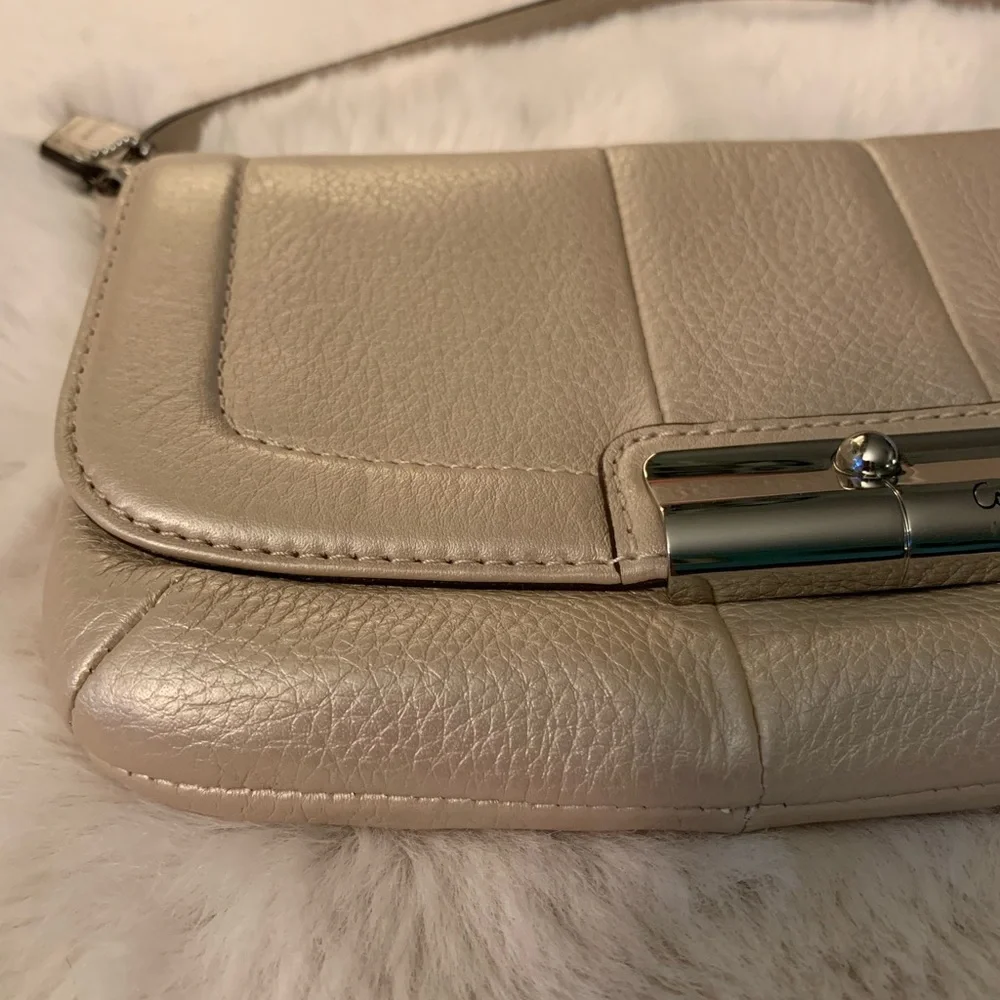 Coach leather shoulder