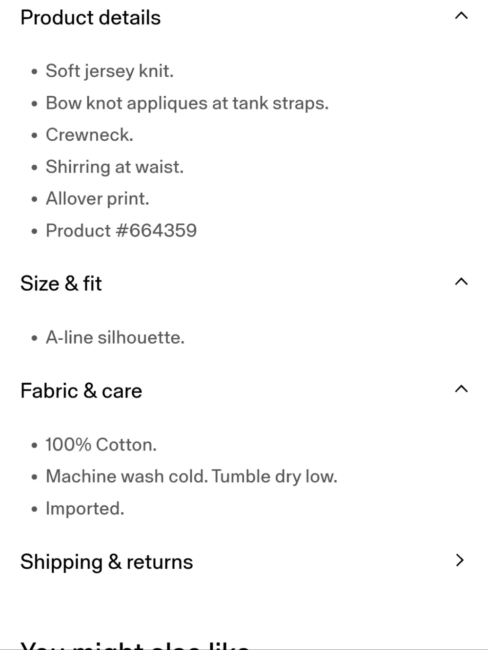 GAP euc size