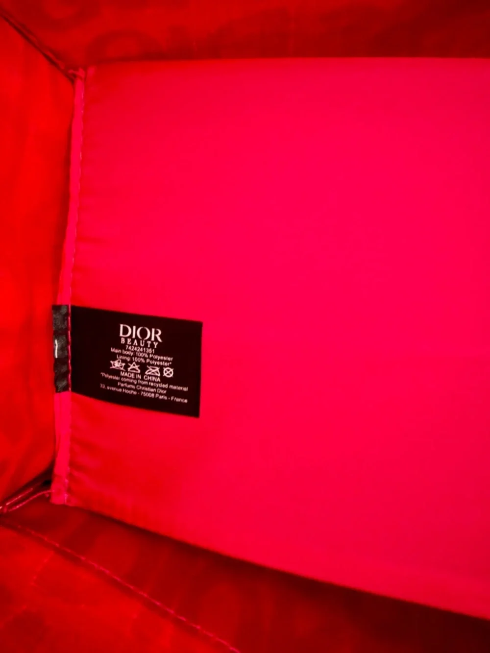 LAST 1- Dior Beauty Miss Dior Pink Tote