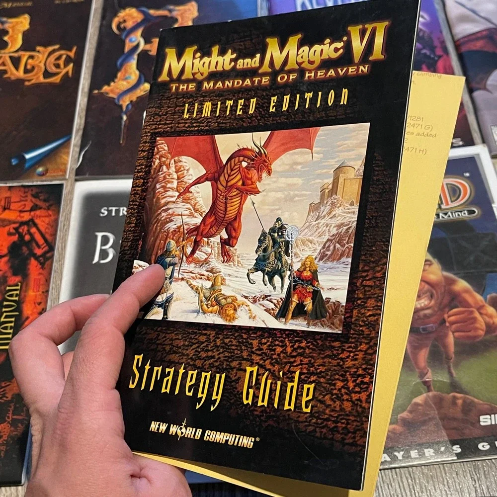 16 PC Game Manual Lot Might and Magic Quest for Glory Fable Dungeons & Dragons
