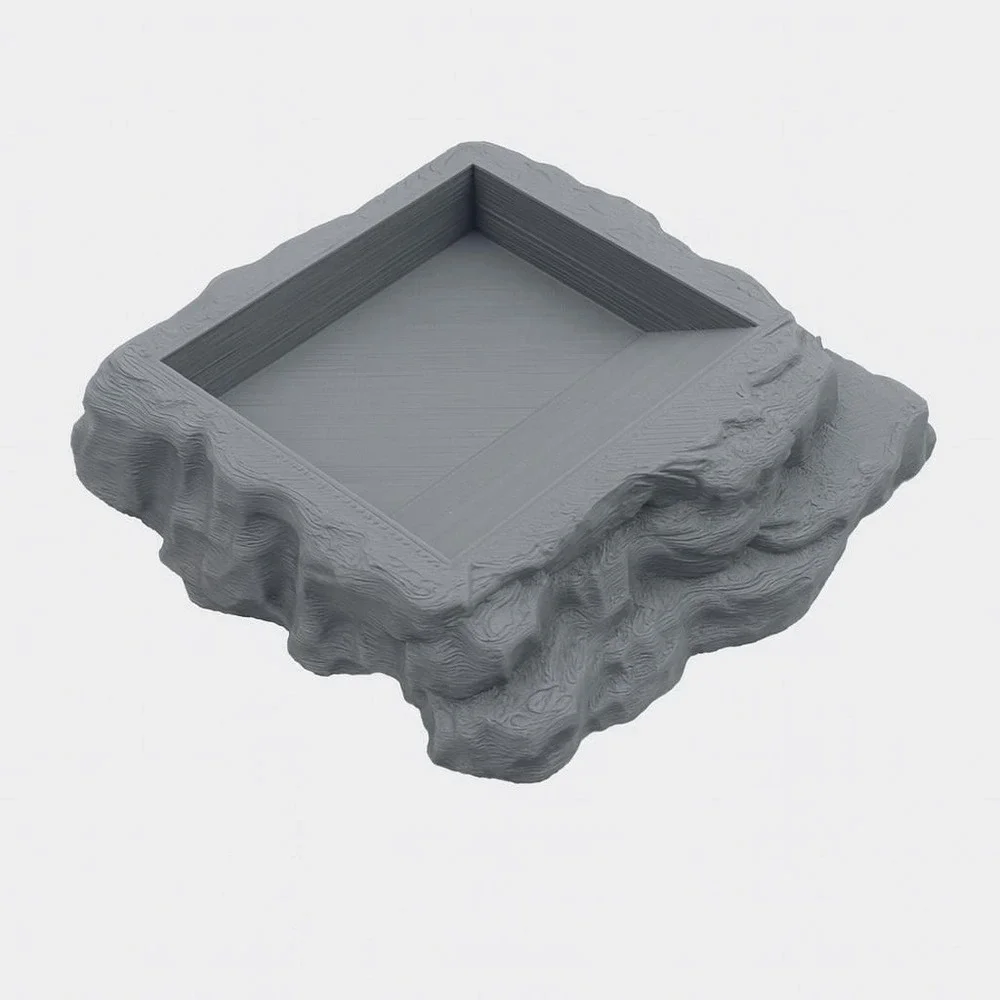 Stone Layered Reptile Water Dish • Terrarium Tank Bowl for‎ Geckos & Lizards