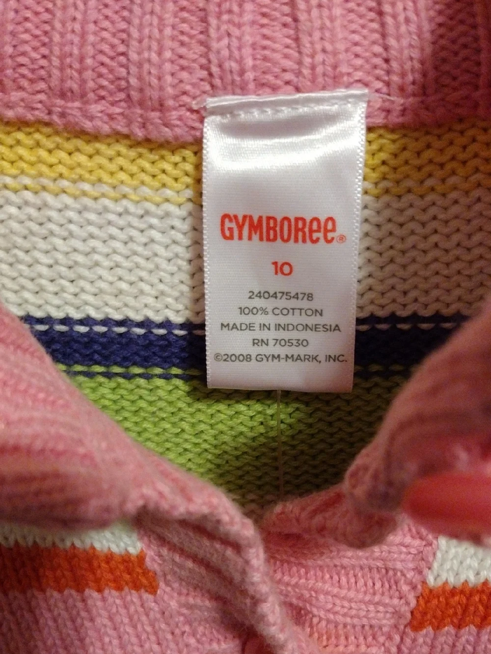 Gymboree hem stripes