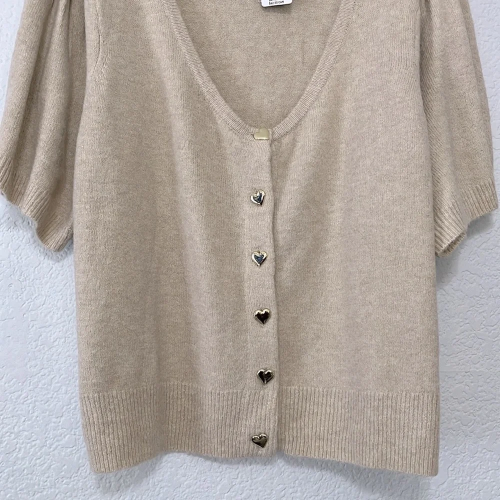 Torrid Vegan Cashmere Crop Cardigan Sweater