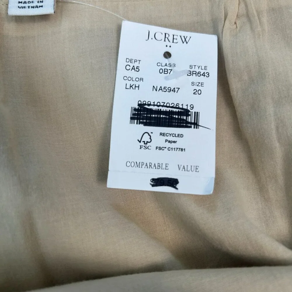 J. Crew crew nwt