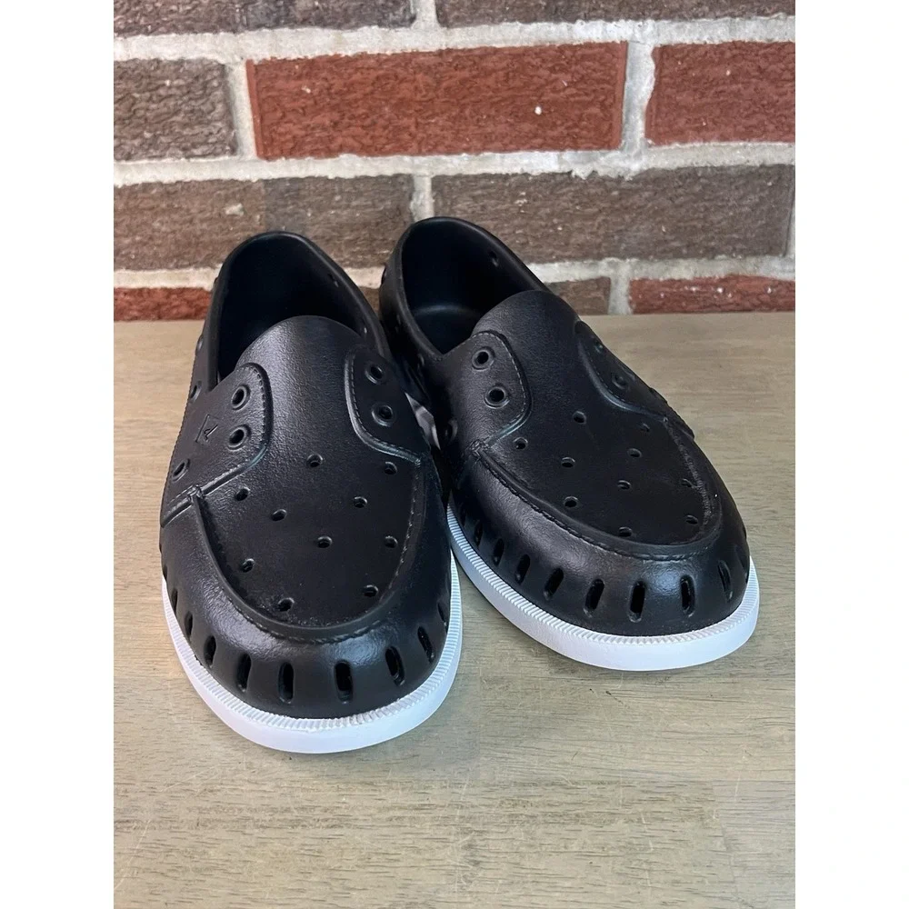 Sperry Top Sider Authentic Original AO Float Boat Unisex Black Shoes M8/W10