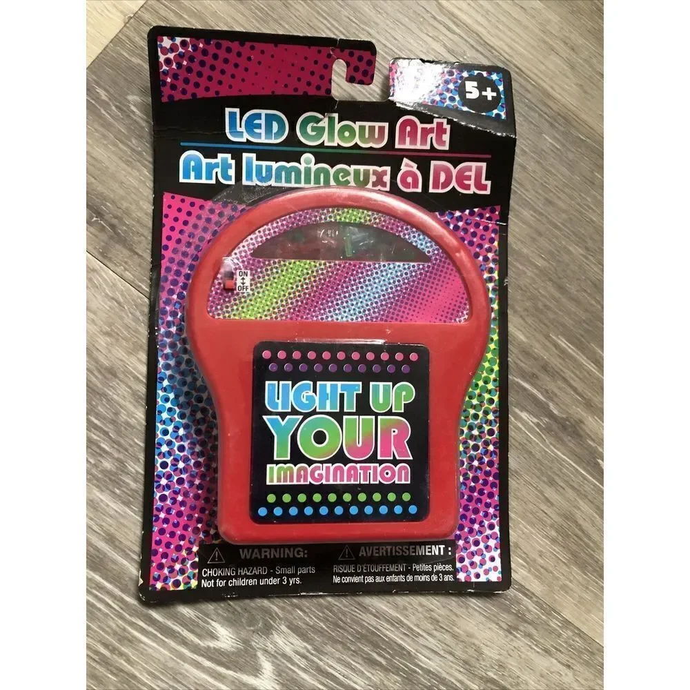 LED Glow Art Light up your imagination Ages 5+. Please Read