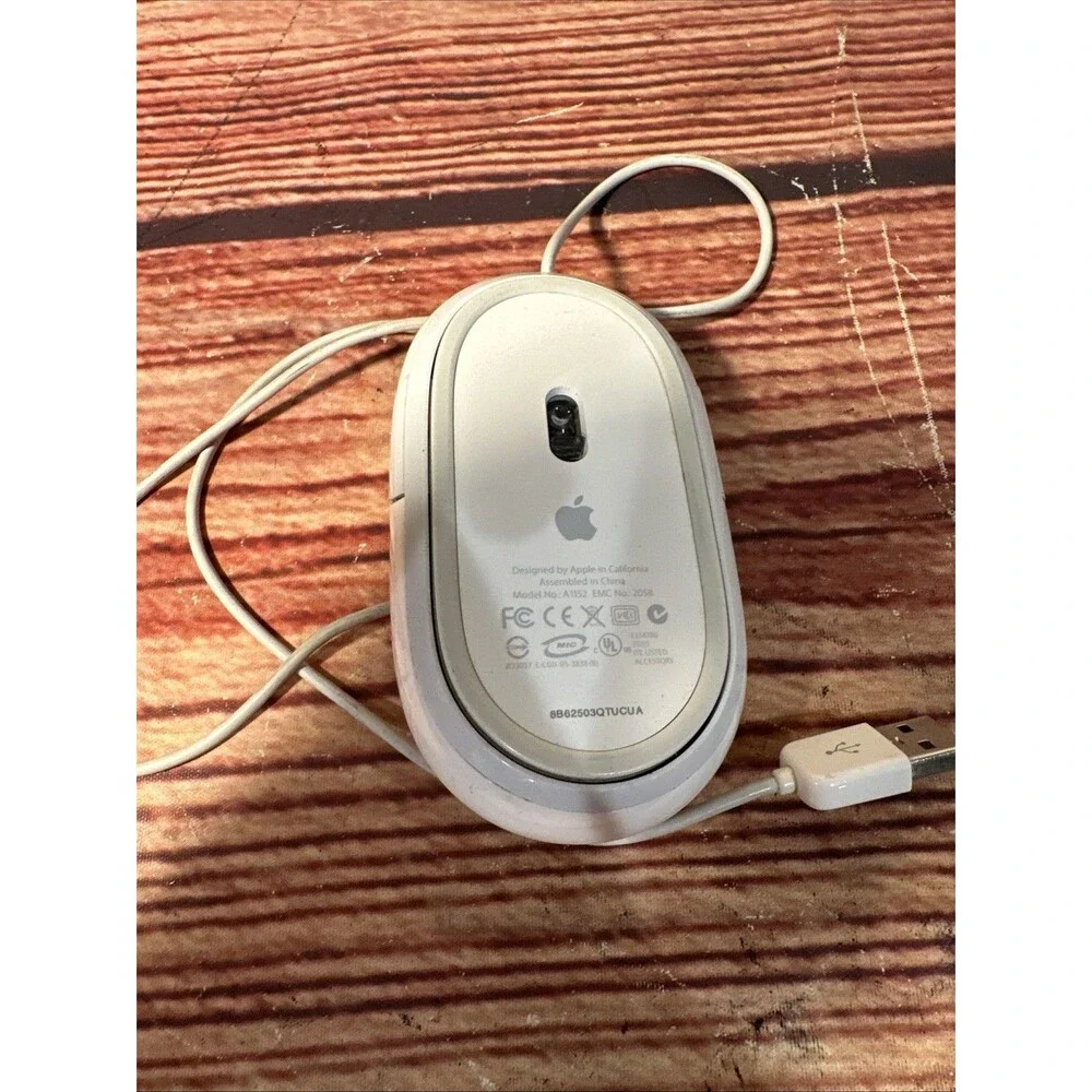 Apple A1152 Genuine Mouse Optical USB Wired Pro Mouse for iMac MacBook