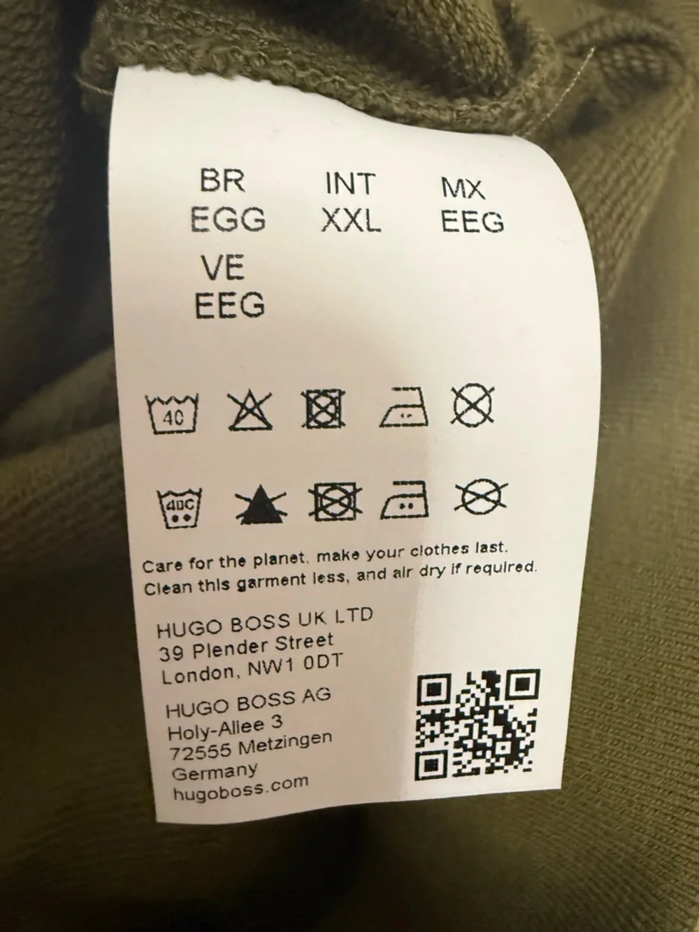 Hugo Boss new tags