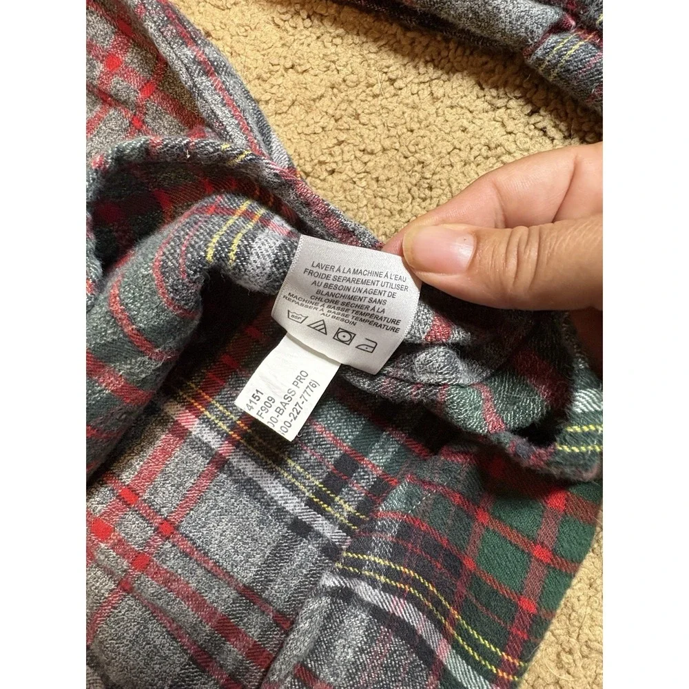 Redhead Shirts Men's Long Sleeve Button Down Flannel Large 100% Cotton