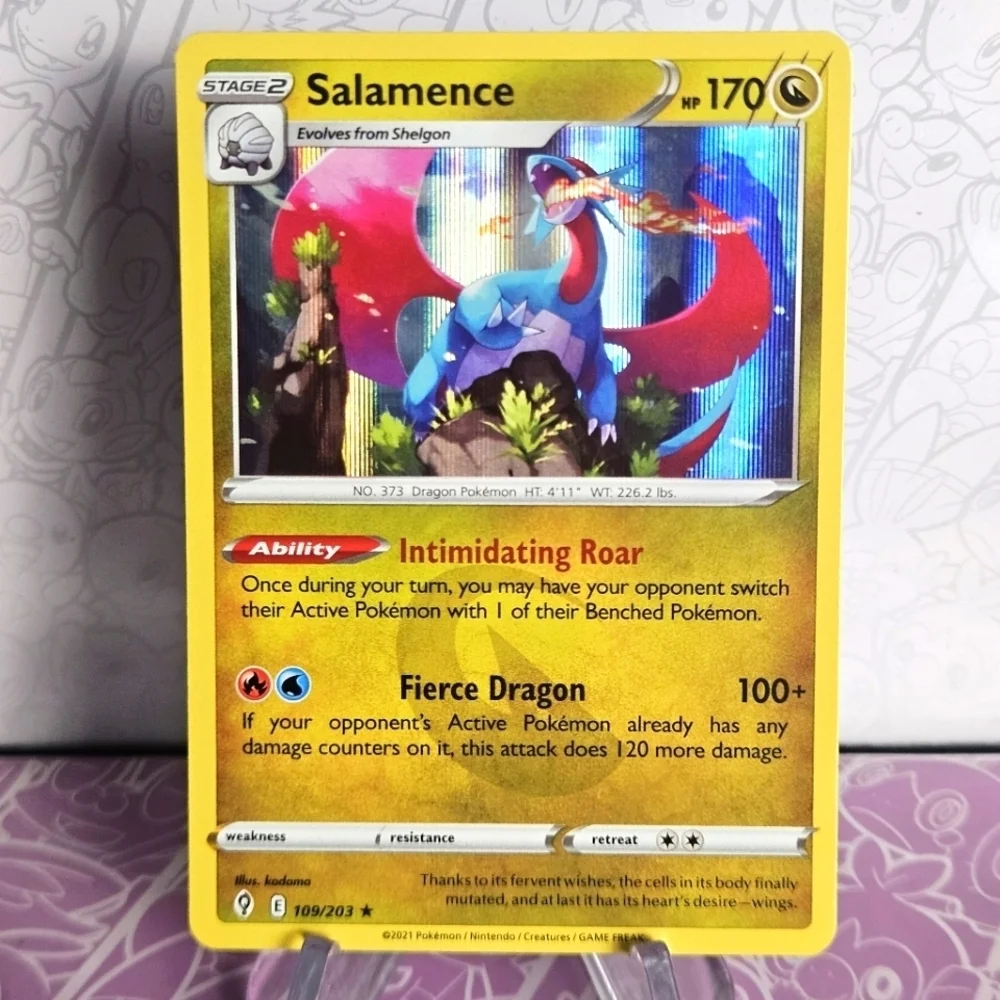 Salamence 109/203 Pokemon TCG Holo Rare