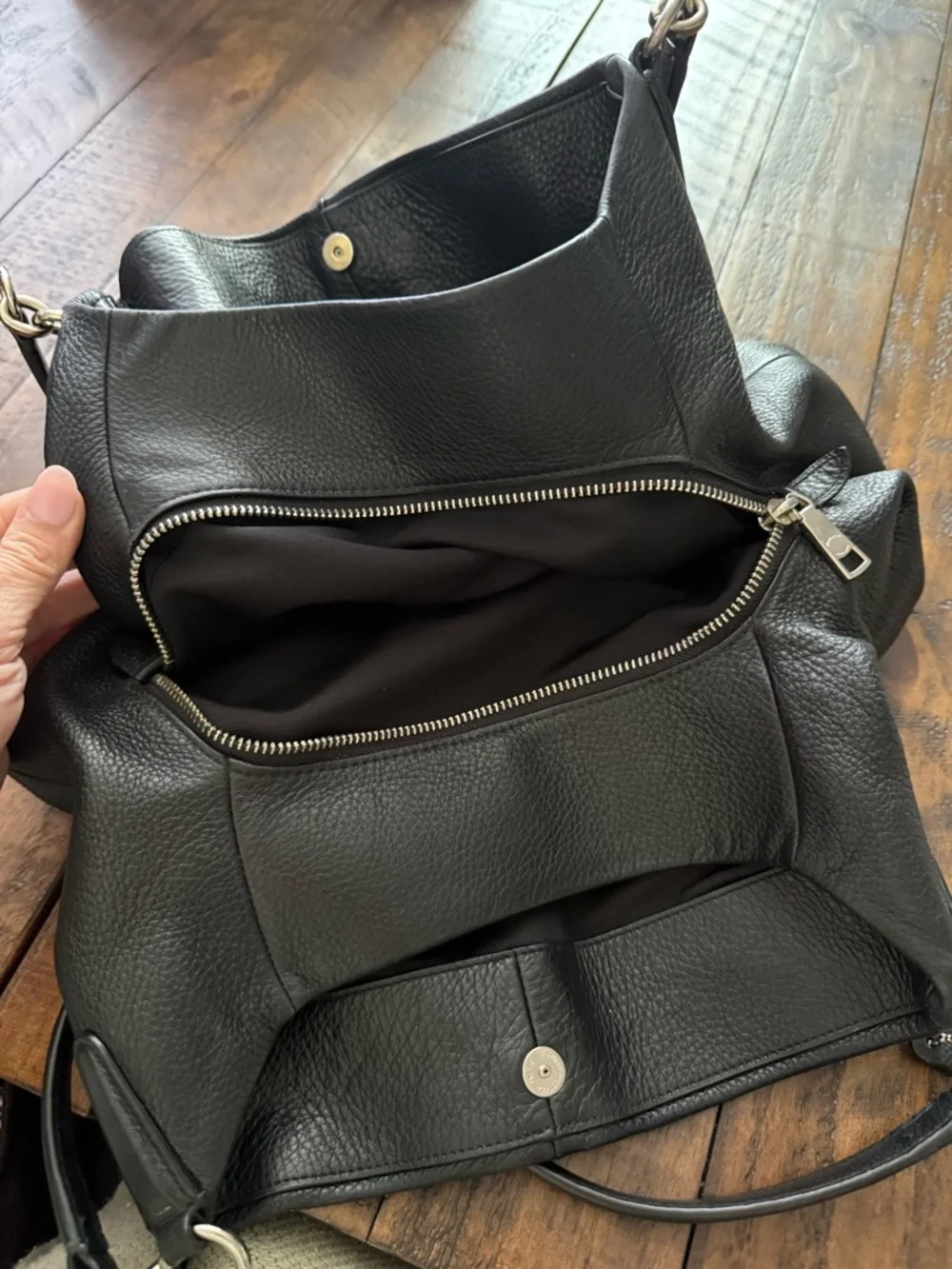Coach sleek texture spacious