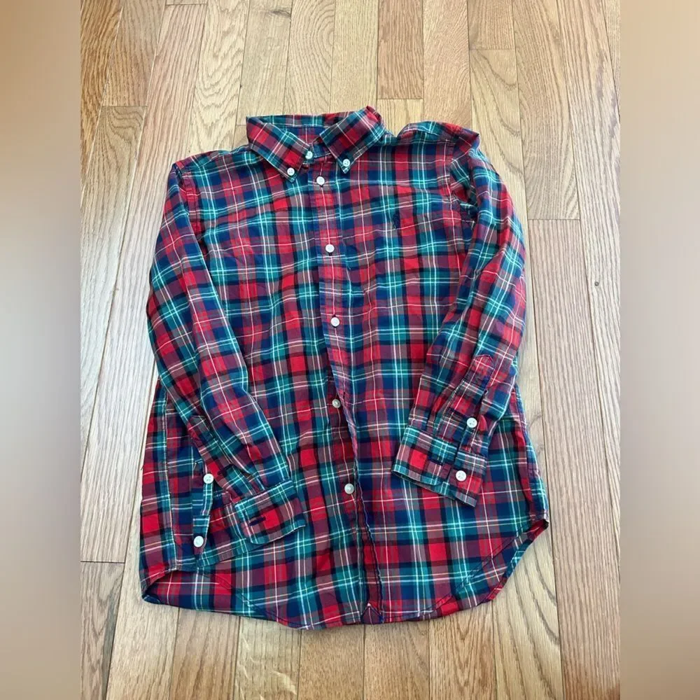 Boys Ralph Lauren Plaid Dress Shirt