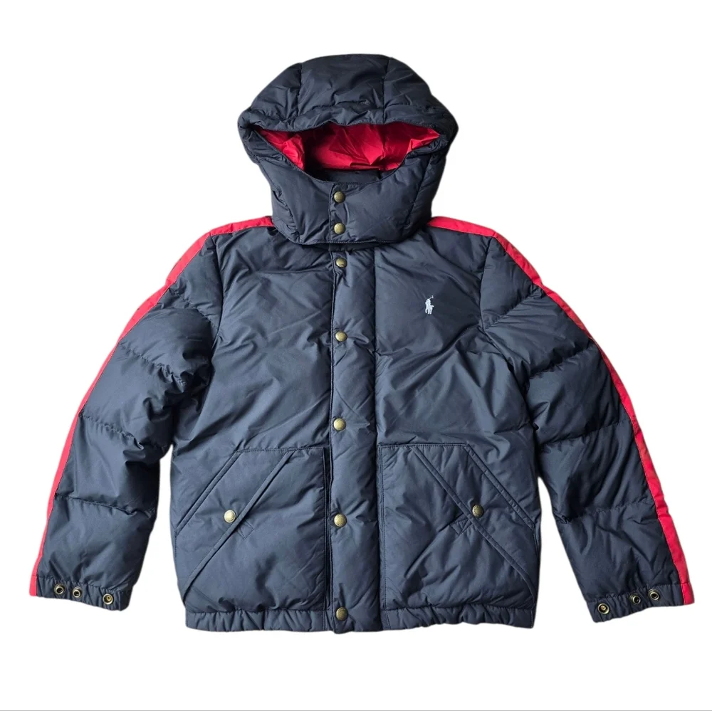 NEW Polo Ralph Lauren Hooded Duck Down Insulated Puffer Coat