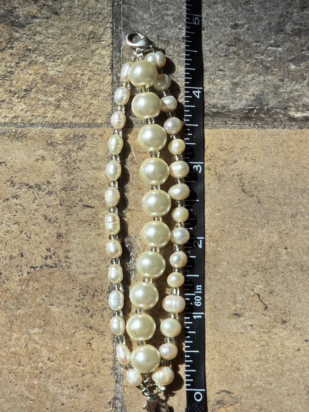 Classic Childs Pearl Multi-Strand Bracelet - Ivory