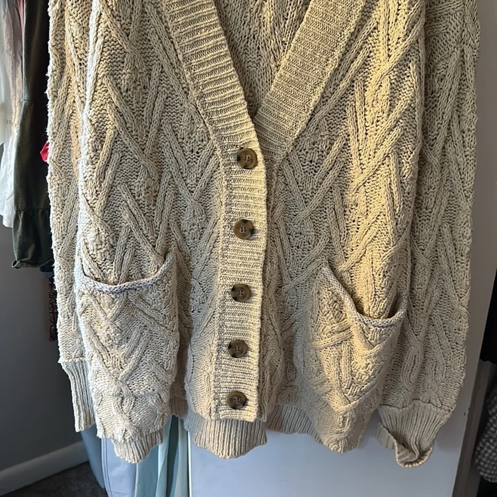 Free People oversized cardigan