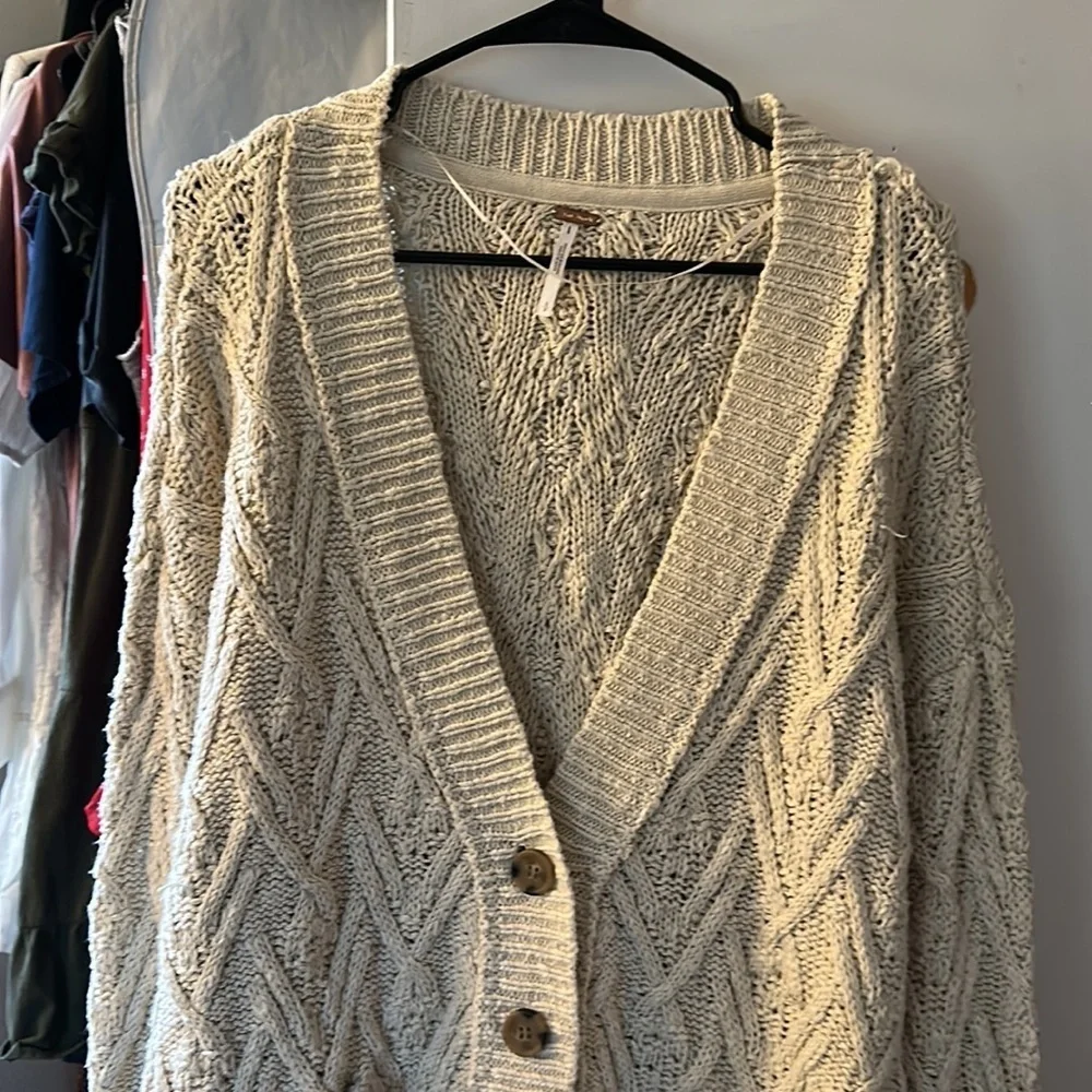 Free People oversized cardigan