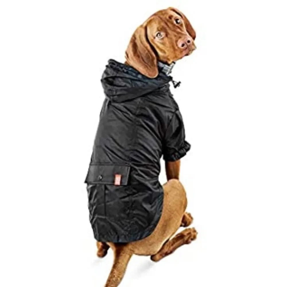 Reddy Black Dog Windbreaker‎ Jacket Black Gray NWT