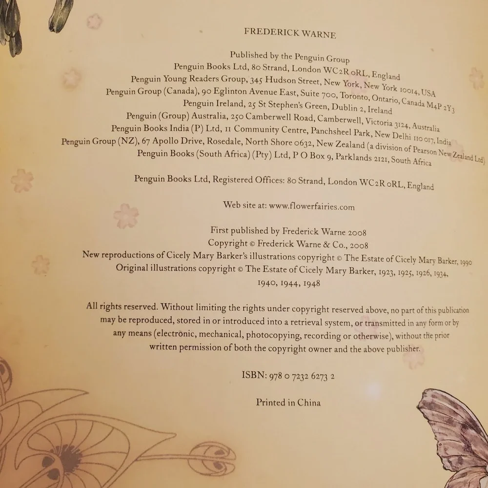 The Girls' Book of Flower Fairies by Barker, Cicely‎ Mary - Fairycore