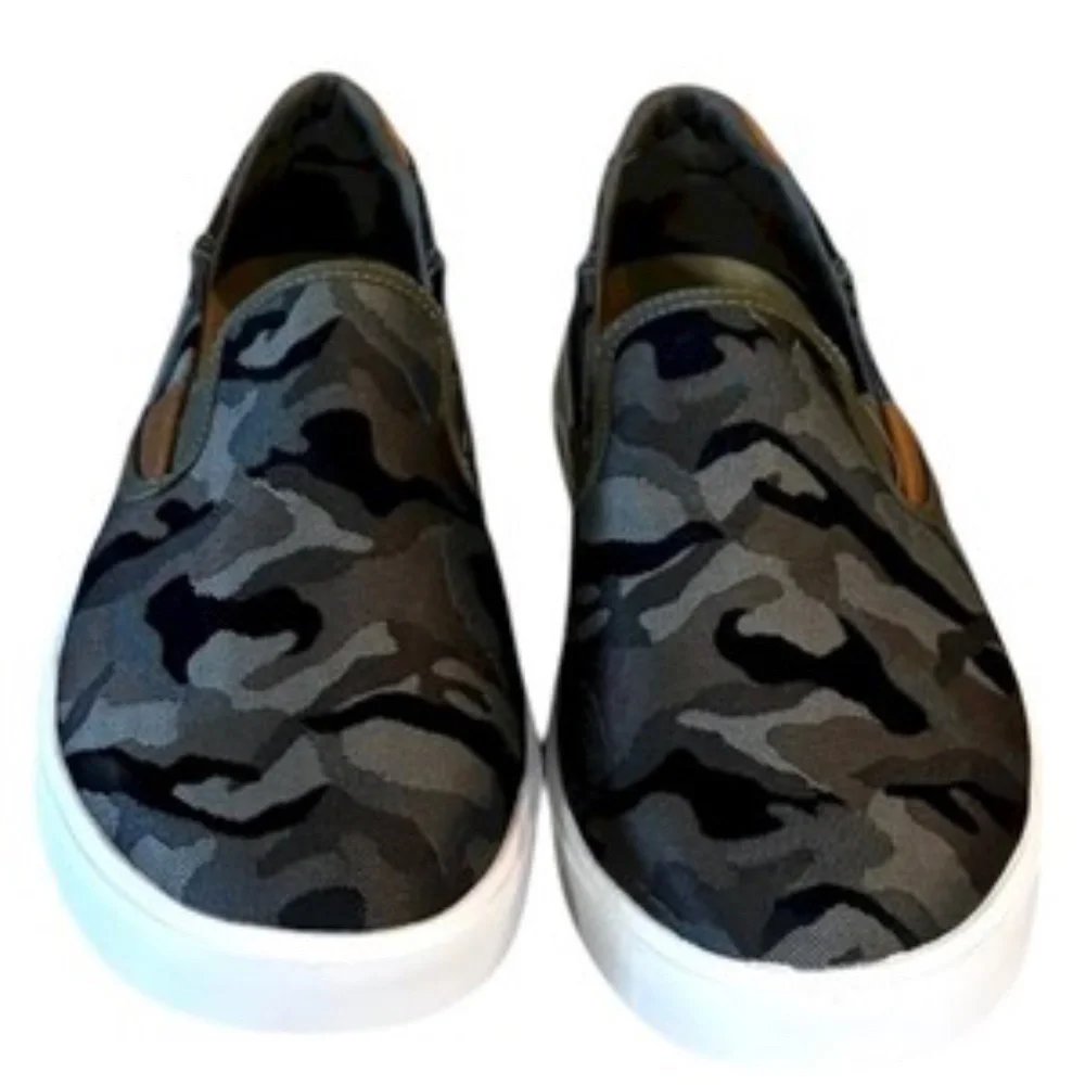 Olukai‎ Lae'ahi Pa'i Mens Slip On Sneakers Size 12 Camouflage Green