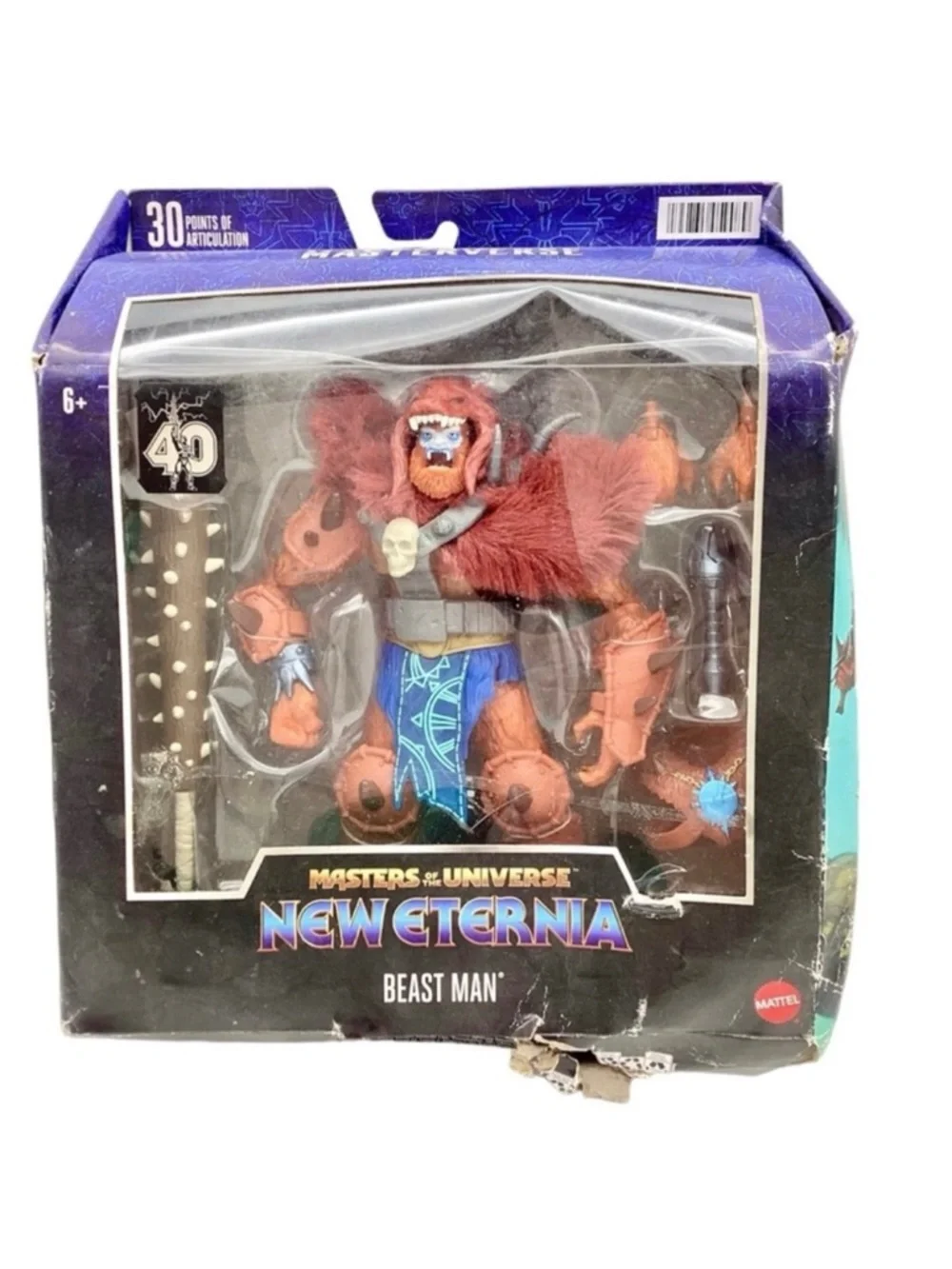 Mattel Masters of the Universe New Eternia “Beast Man” Action Figure (NWT)