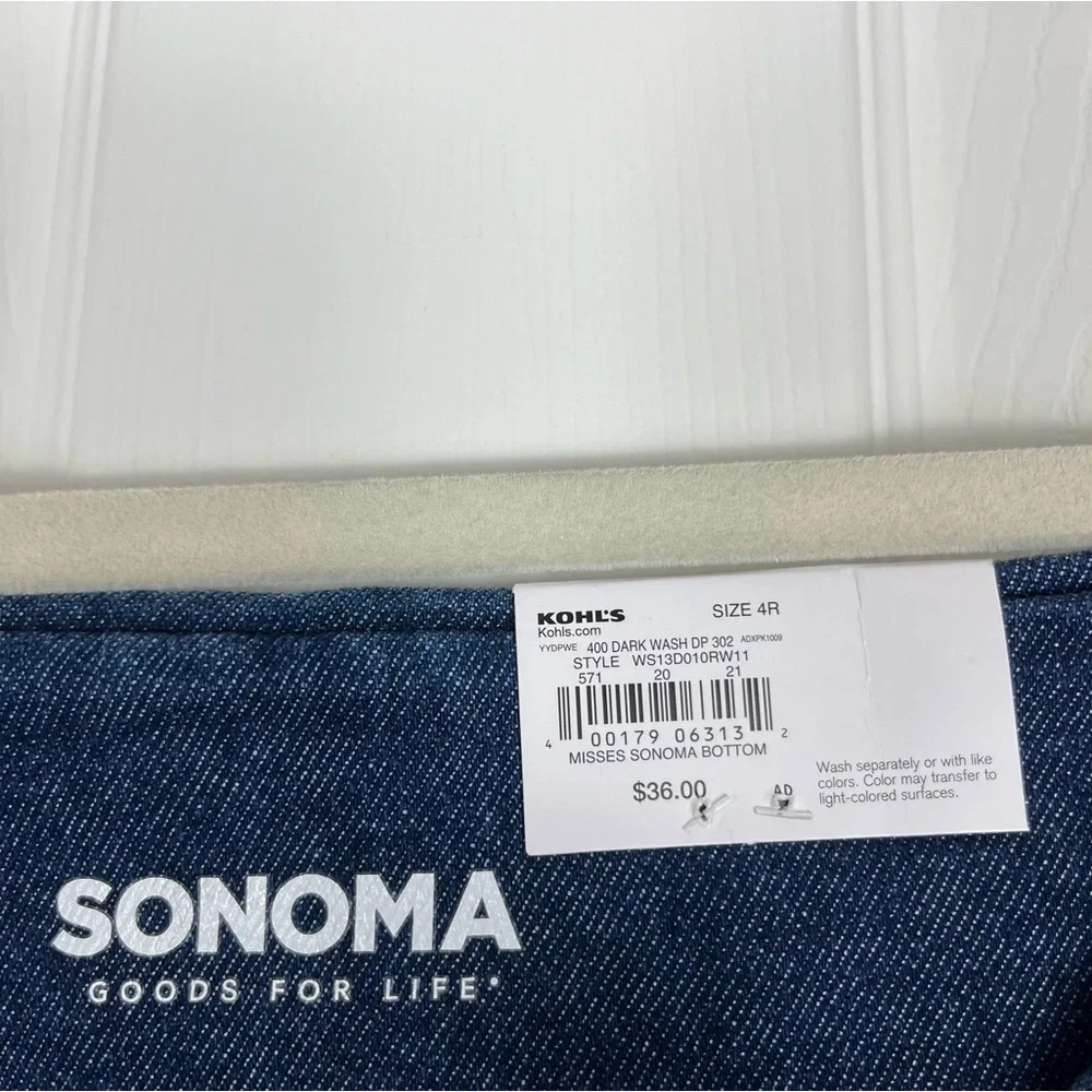 NWT Sonoma High Rise Jegging Jeans Sz 4R