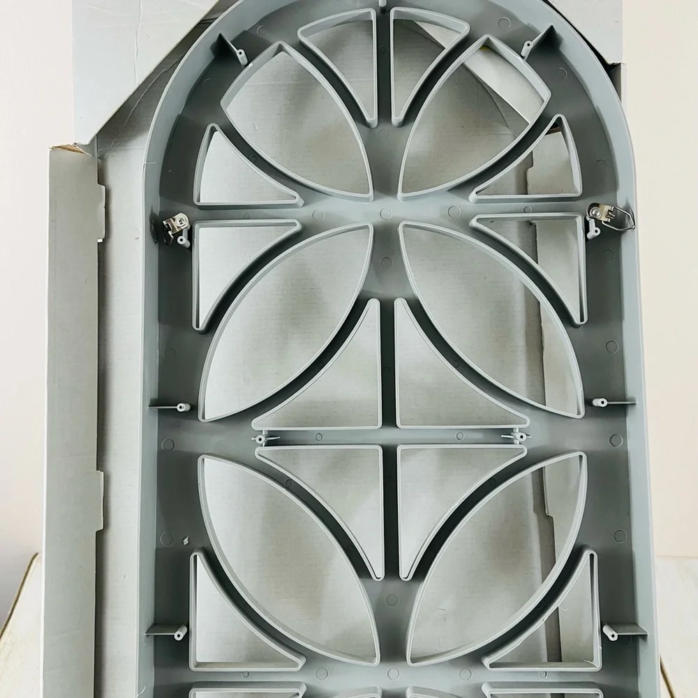 Modern Gray Decorative Wall Panel Home Wall Decor Plastic