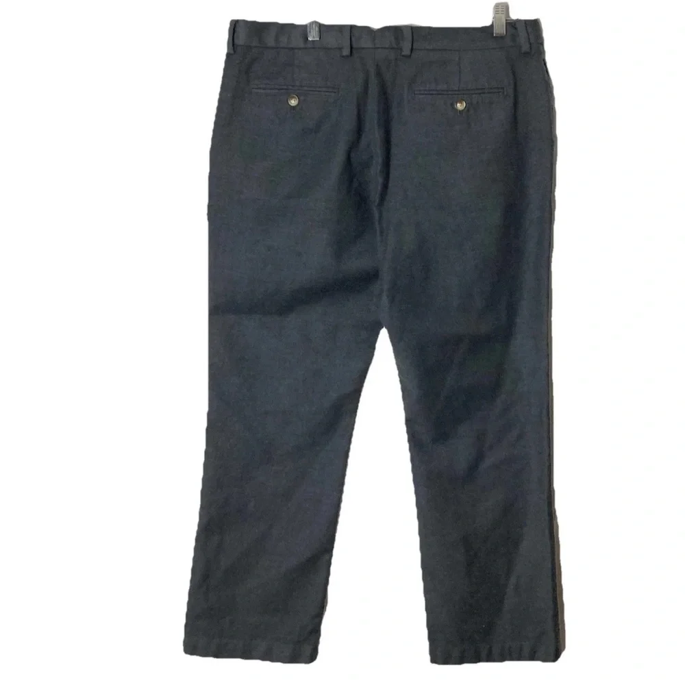Vineyard Vines Gray Blue Wool Flannel Burgee Pants Mens Size 36