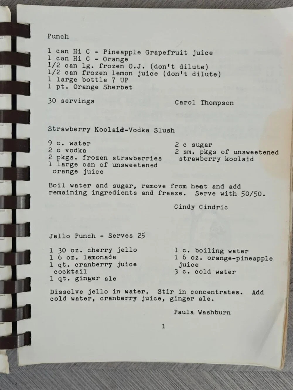 N/A spiral bound