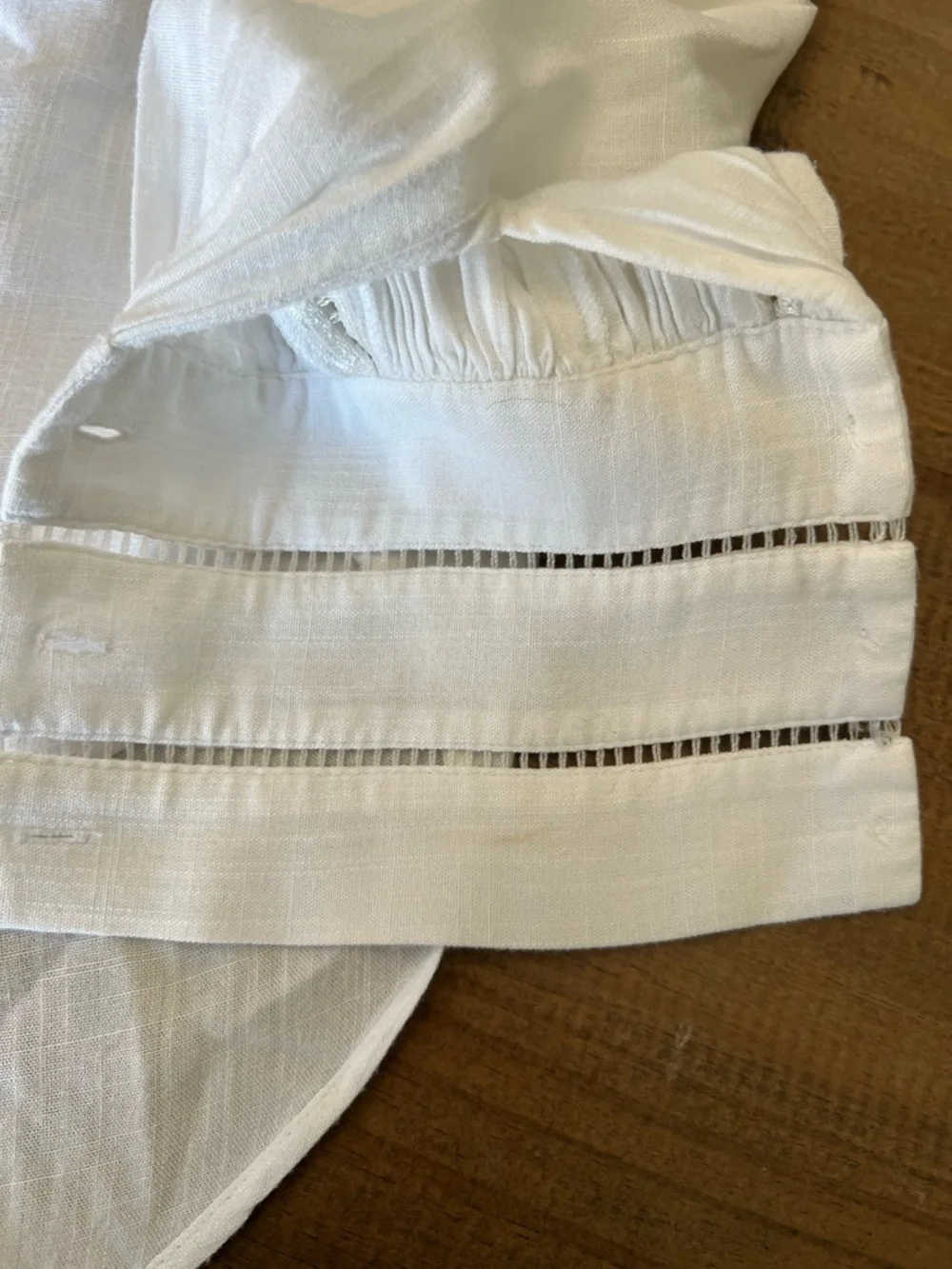 L'AGENCE Kiera Ladder Trim Blouse XS