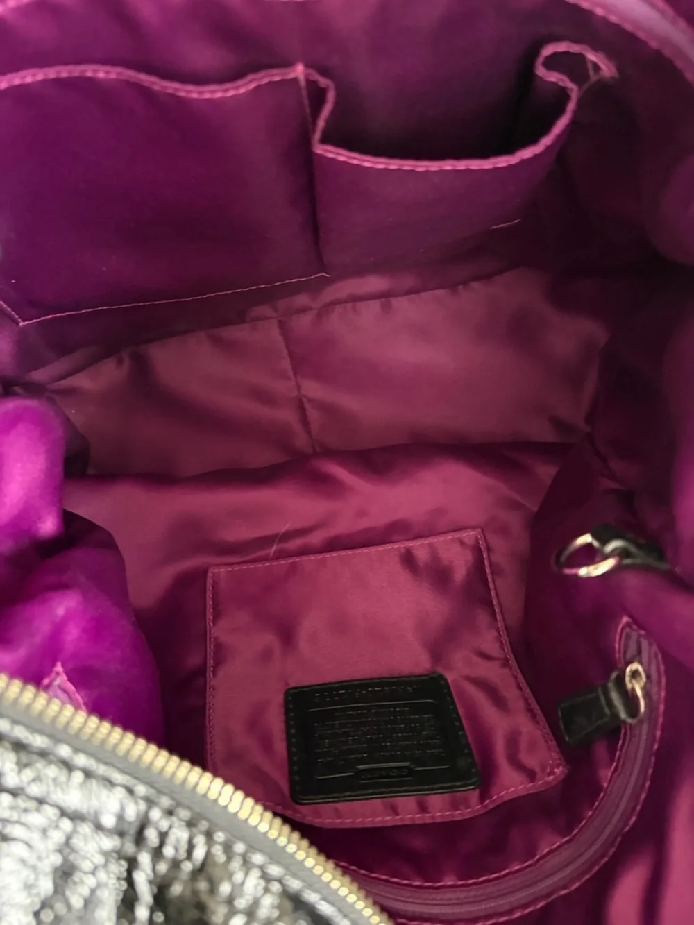 🖤💜COACH BLACK PATENT LEATHER HOBO/SHOULDER BAG!🖤💜