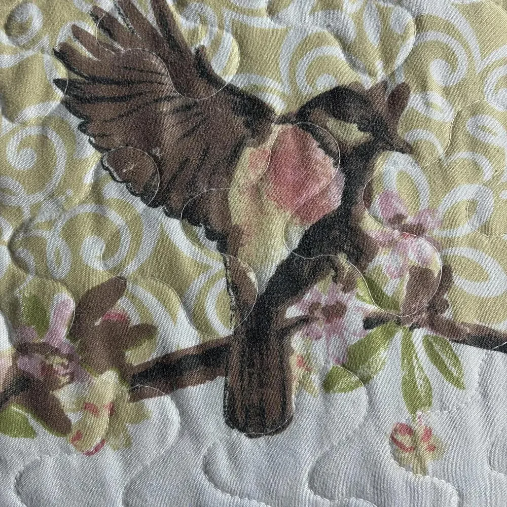 The Lakeside Collection Bird Whisper Bedding Quilted Full Size Comforter