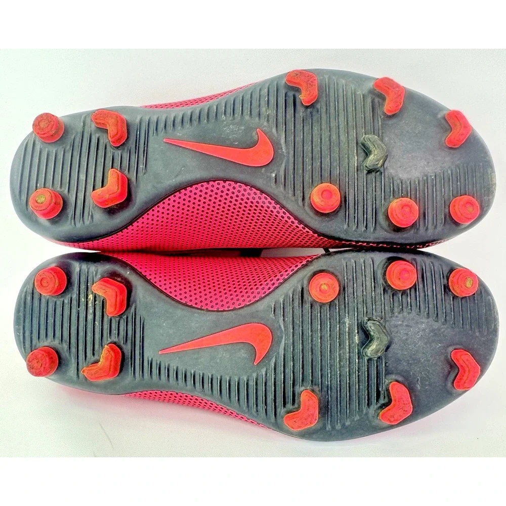 Nike Bravata Soccer Cleats Girls Youth Kids Size 3.5 Y Pink Black 844442-600