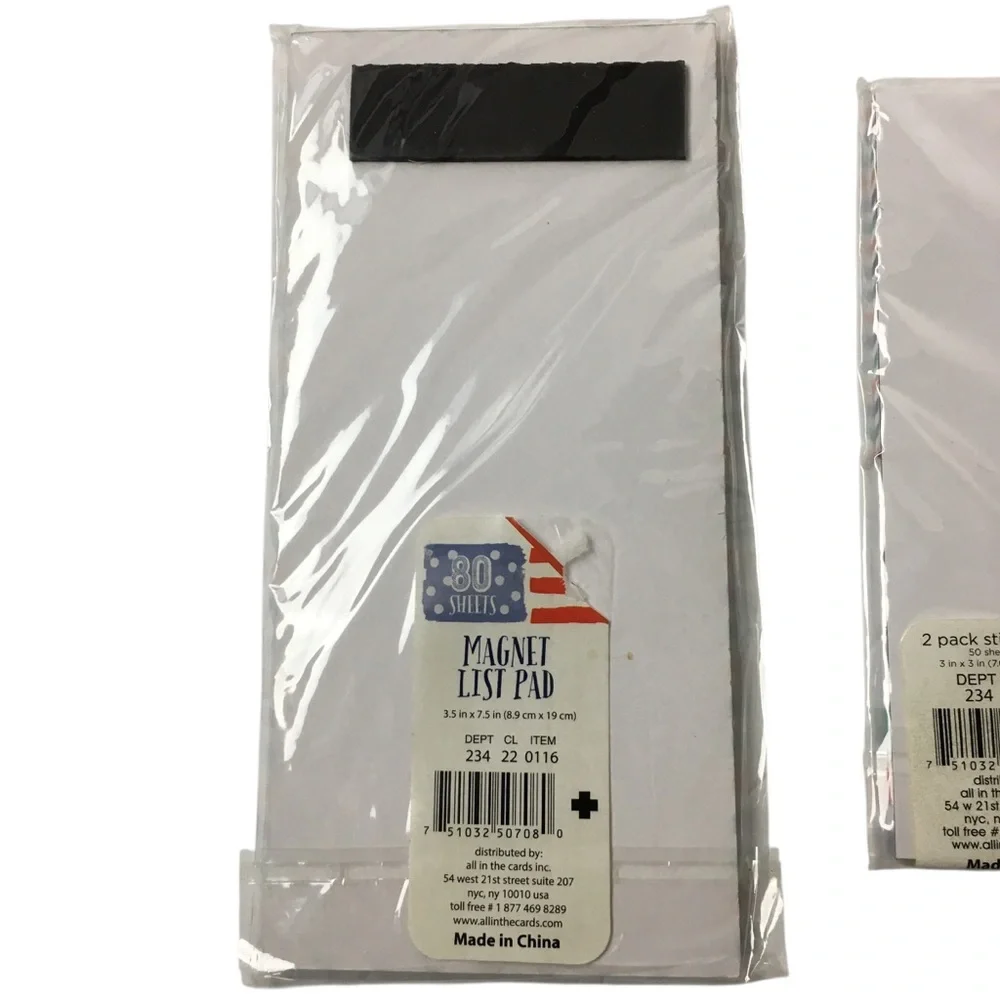 Target notepads white have