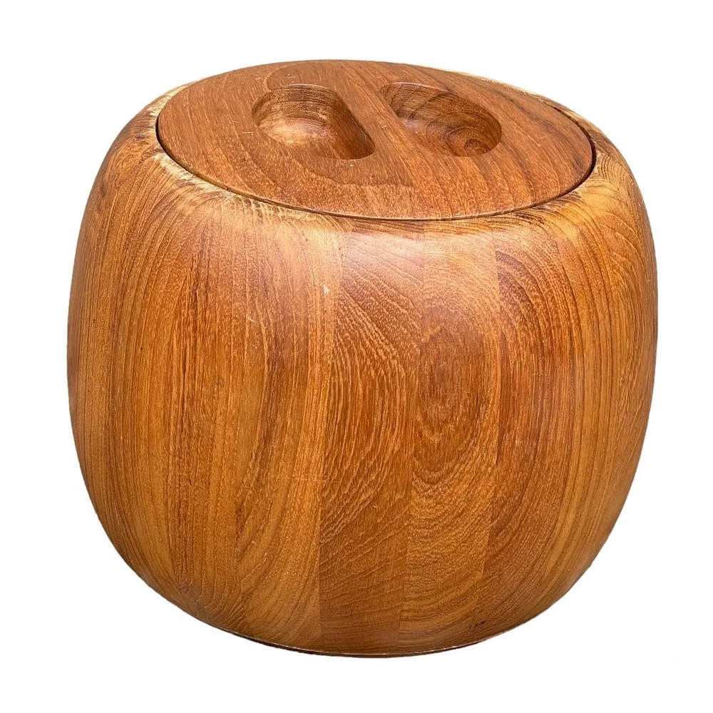 DANSK MCM Jens Quistgaard Teak Wood Ice Bucket Vintage