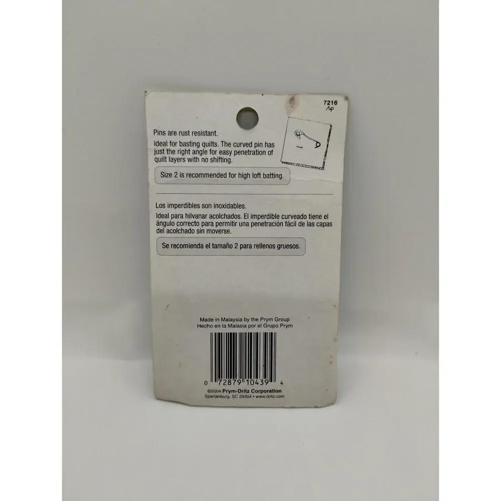 Dritz 7216 curved